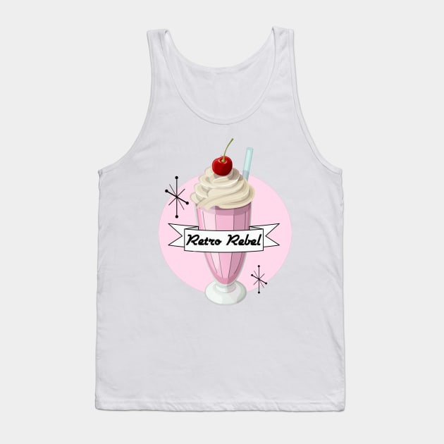 Retro Milkshake Tank Top by Retro_Rebels